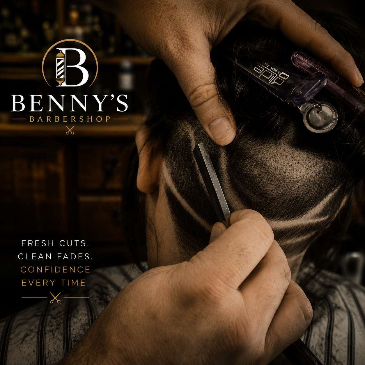 Straight razor detailing