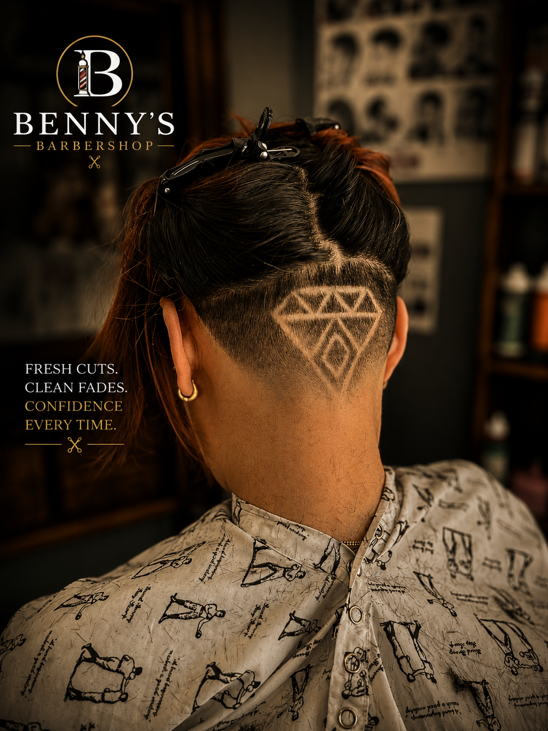 Diamond undercut design